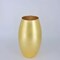 Gilded Smooth Oval Shape Glass Vase Ideal Use for Weddings Receptions or Home Decor